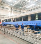 Произведен осмотр двухъярусных электрических поездов и вагонов спального типа, собранных по заказу Азербайджана в Минске (ФОТО)