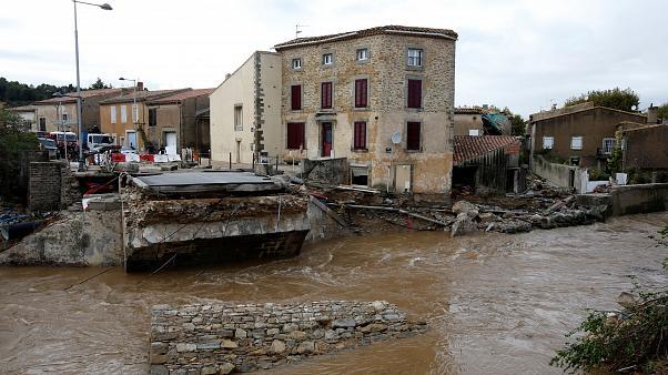 Fransada güclü yağış və daşqınlar nəticəsində iki nəfər itkin düşüb
