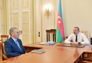 President Aliyev receives Deputy Prime Minister Ali Hasanov as he submits his resignation letter