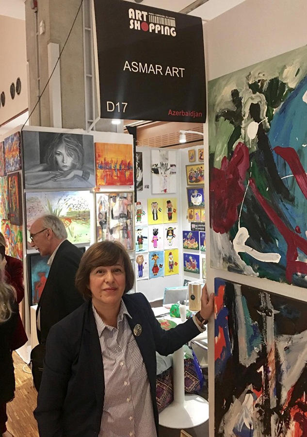 Азербайджанские художники представили свои работы в музейном комплексе Лувра (ФОТО)