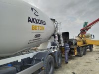 “Qazax Sement Zavodu” MMC nəhəng beton layihəsini uğurla tamamlayıb (FOTO)