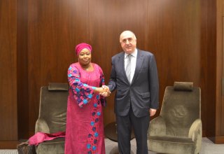 Azerbaijani FM meets commissioner for political affairs of African Union Commission (PHOTO)