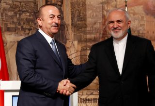 Главы МИД Ирана и Турции обсудили в Баку ситуацию в Сирии