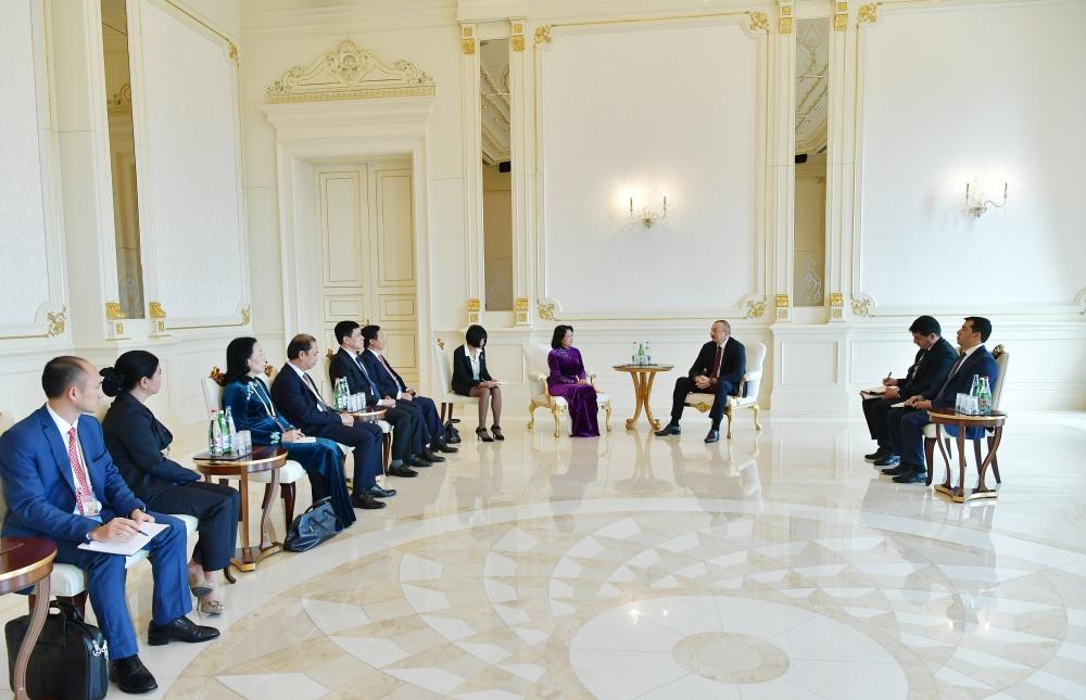 Президент Ильхам Алиев принял вице-президента Вьетнама (ФОТО)