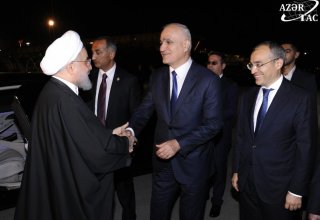 Завершился визит Президента Ирана в Азербайджан