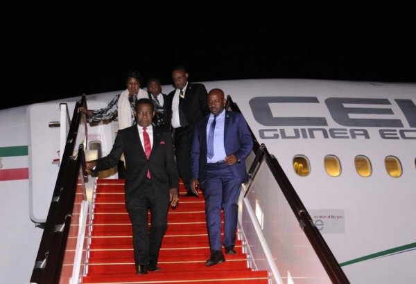 Президент Экваториальной Гвинеи прибыл с визитом в Азербайджан