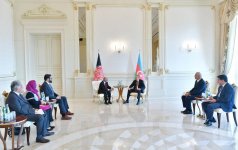 President Ilham Aliyev meets Afghan President Mohammad Ashraf Ghani (UPDATE)