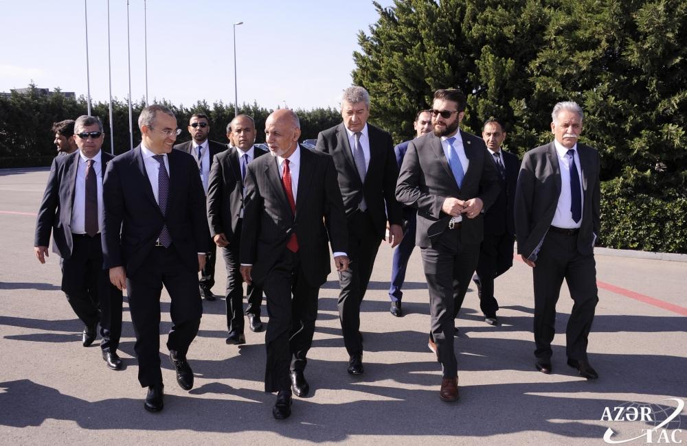 Завершился визит президента Афганистана в Азербайджан