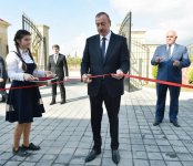 Президент Ильхам Алиев принял участие в открытии Габалинского филиала ОАО «Азерхалча» (ФОТО)