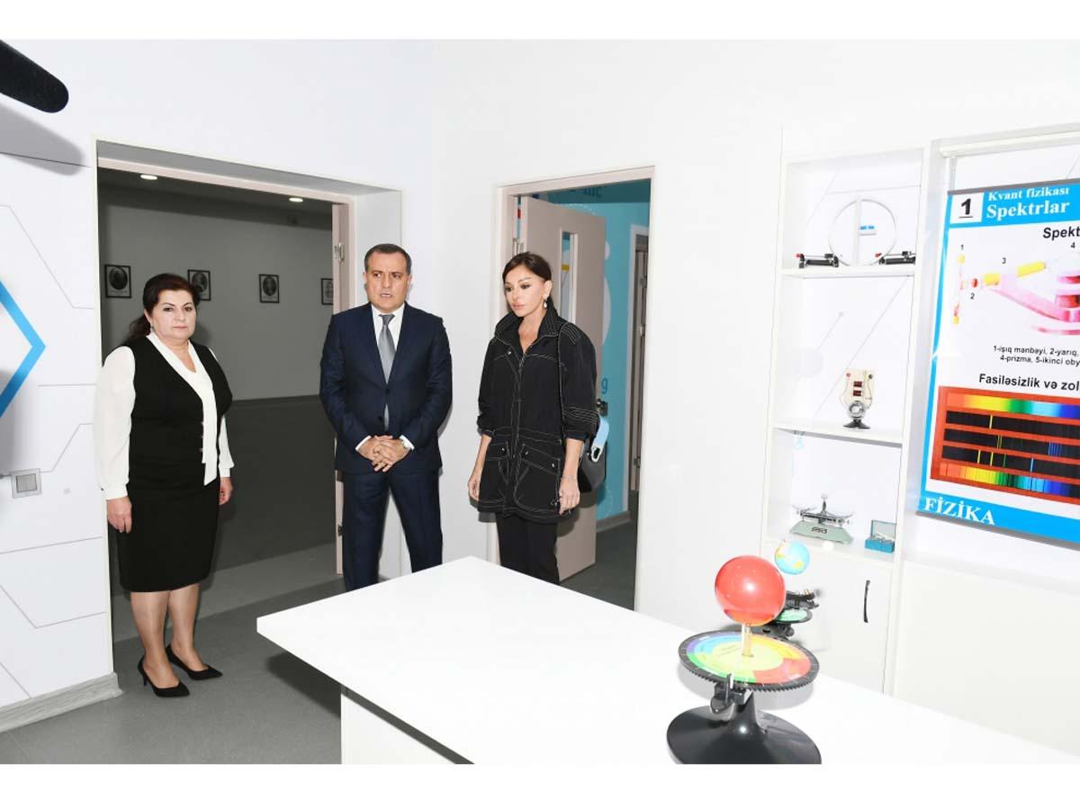 First VP Mehriban Aliyeva views conditions created at newly-renovated boarding school (PHOTO)