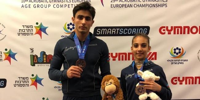 Akrobatlarımızdan Avropa Çempionatında daha bir medal