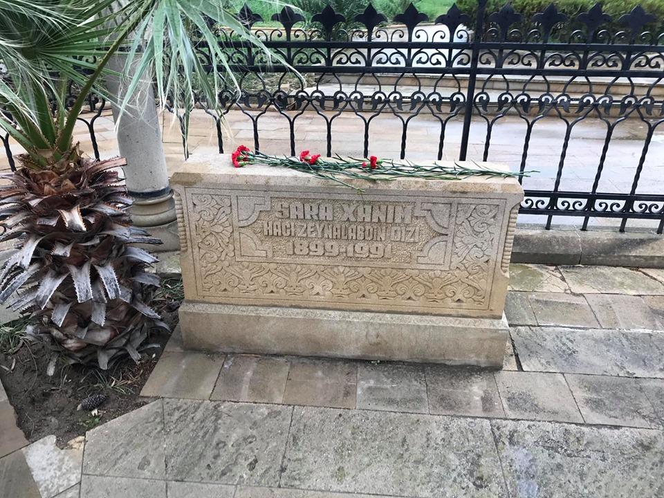 Албан Клод из Франции посетил святилище Пир Гасан и могилу прадеда Гаджи Зейналабдина Тагиева (ФОТО)