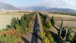 Qax-İlisu marşrutu üzrə 35.5 km uzunluğunda yol yenidən qurulub (FOTO) - Gallery Thumbnail