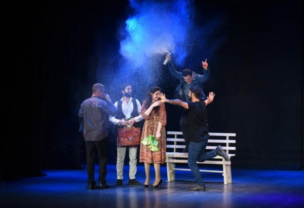 Иреванский театр представил в Шушинском театре премьеру спектакля (ФОТО)