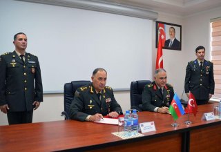 Azerbaijani Defense Ministry, Turkish General Staff sign protocol (PHOTO)