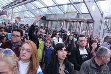 Необычное шоу в Бакинском метро – страстное Аргентинское танго (ВИДЕО, ФОТО)
