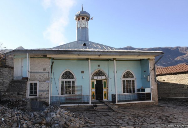 Lahıcdakı Bədöyün məscidində arxeoloji tədqiqat işlərinə başlanılıb (FOTO)