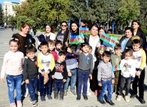 Festive event on occasion of National Flag Day held on Baku Boulevard (Photo report)