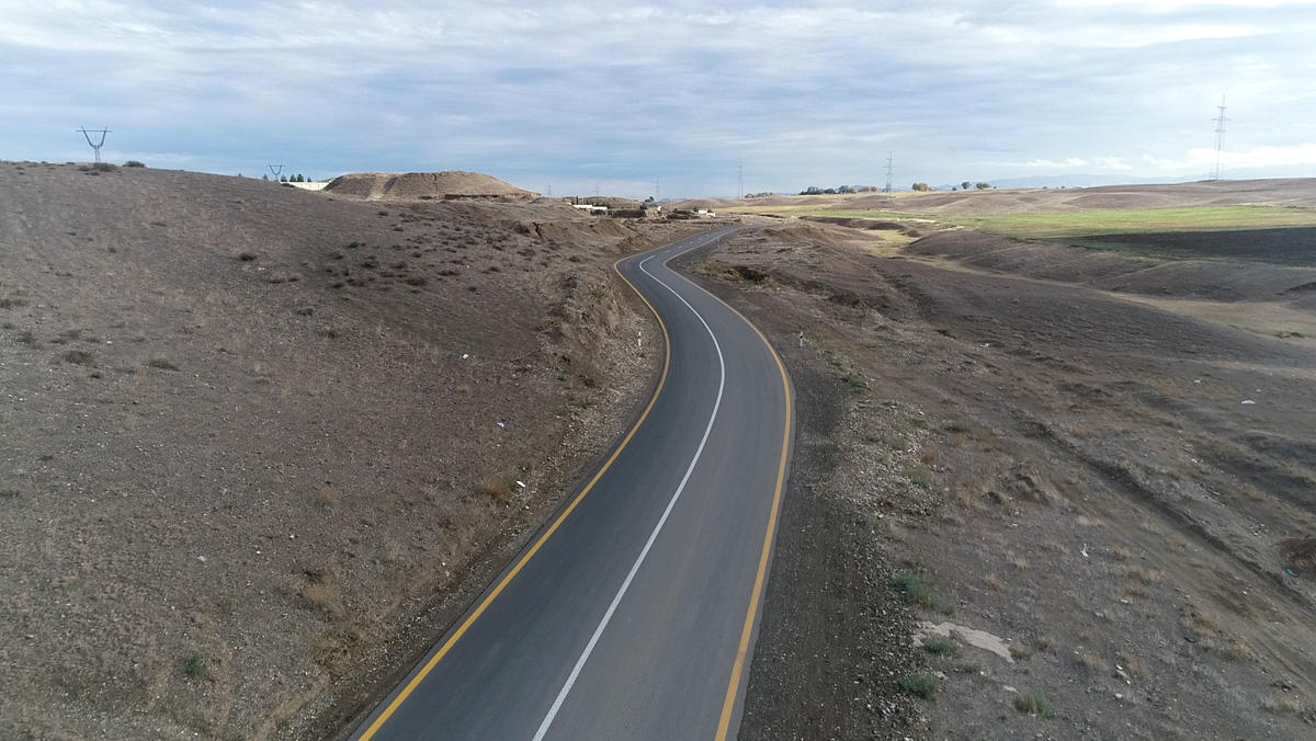 Ağstafa-Yenigün-Xətai-Qaçaq Kərəm-Poylu-Xılxına avtomobil yolu yenidən qurulub (FOTO) - Gallery Image