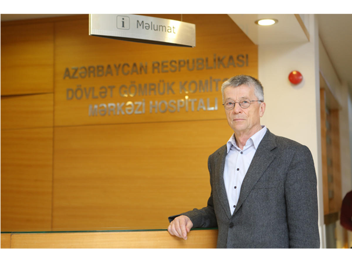 Almaniyanın tanınmış radioloqu Dr. Frans Kaspar Fobbe Mərkəzi Gömrük Hospitalına dəvət olunub