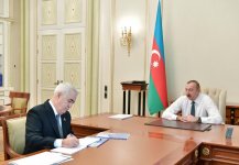 Президент Ильхам Алиев принял   председателя ЗАО «Азербайджанские железные дороги» (ФОТО)