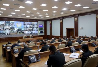 Закир Гасанов провел служебное совещание по итогам оперативных учений (ФОТО)