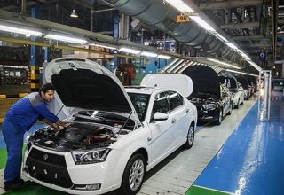 Обнародован годовой объем производства крупнейших автопроизводителей Ирана