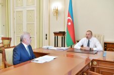 Президент Ильхам Алиев принял  председателя Верховного меджлиса Нахчыванской АР (ФОТО)