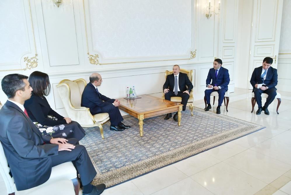 Президент Ильхам Алиев принял верительные грамоты новоназначенного посла Иордании в Азербайджане (ФОТО) (версия 2)