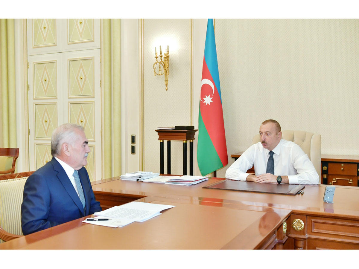 Президент Ильхам Алиев принял  председателя Верховного меджлиса Нахчыванской АР (ФОТО)