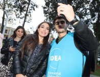 Вице-президент Фонда Гейдара Алиева Лейла Алиева приняла участие в акции в рамках проекта IDEA "Urban Ecology" (ФОТО)