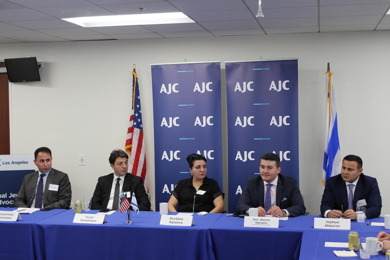 Head of Azerbaijani Community of Nagorno Karabakh meets with American Jewish Committee members(PHOTO)