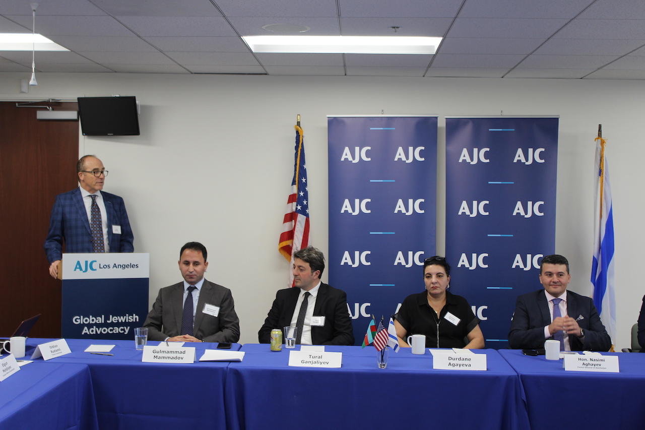 Глава азербайджанской общины Нагорного Карабаха встретился с руководством Американского еврейского комитета (ФОТО)