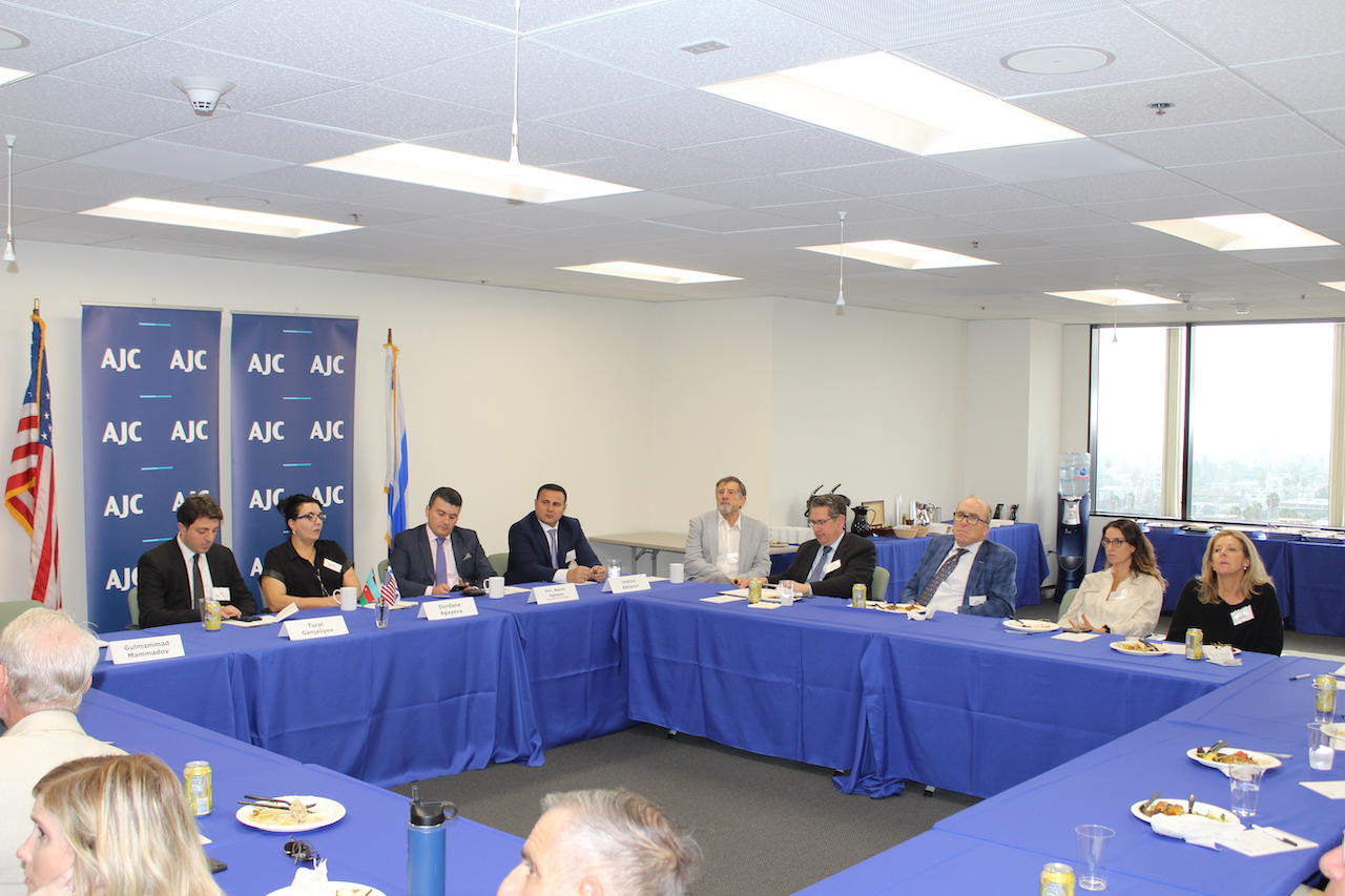 Head of Azerbaijani Community of Nagorno Karabakh meets with American Jewish Committee members(PHOTO)