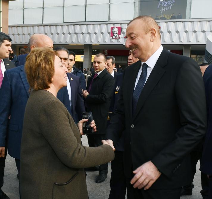 Prezident İlham Əliyev Bakı dairəvi dəmir yolunun Sabunçu-Pirşağı xəttinin yenidənqurmadan sonra açılışında iştirak edib (FOTO) (YENİLƏNİB 3)