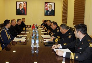 Делегация ВМС Турции находится с визитом в Баку (ФОТО)