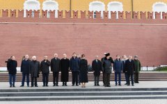 Первый вице-президент Мехрибан Алиева посетила могилу неизвестного солдата в Москве  (ФОТО) (версия 2)