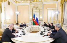 Первый вице-президент Мехрибан Алиева встретилась с премьер-министром России Дмитирием Медведевым (ФОТО) (версия 3)