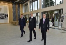 Azerbaijani president inaugurates new building of Nizami cinema in Sumgayit (PHOTO)