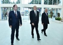 Президент Ильхам Алиев принял участие в открытии нового здания кинотеатра "Низами" в Сумгайыте (ФОТО) (версия 2)
