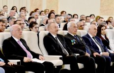 President Ilham Aliyev attends event marking 70th anniversary of Sumgayit (PHOTO)