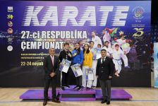 Bakı İdman Sarayında karate üzrə 27-ci Azərbaycan çempionatına yekun vurulub (FOTO)