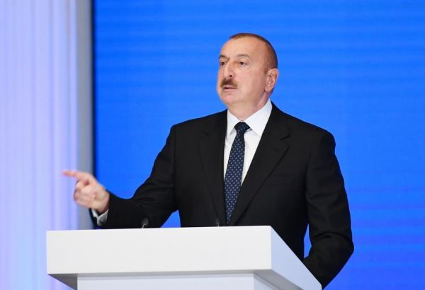 President Ilham Aliyev: In most difficult days for Azerbaijan, treasury was empty, thanks to Popular Front-Musavat tandem