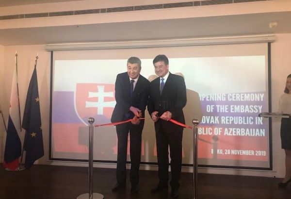 FM: Opening ceremony of Slovakia’s embassy to strengthen relations with Azerbaijan (PHOTO)