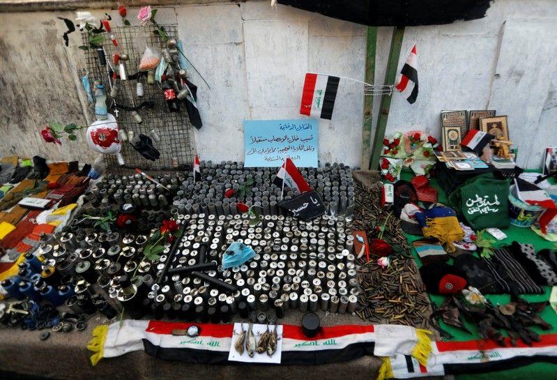 Prayers, candles and blood at makeshift Baghdad martyrs' museum