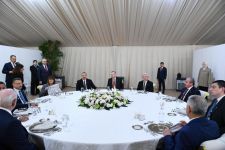 President Ilham Aliyev attends reception for participants of opening ceremony of TANAP-Europe connection (PHOTO)