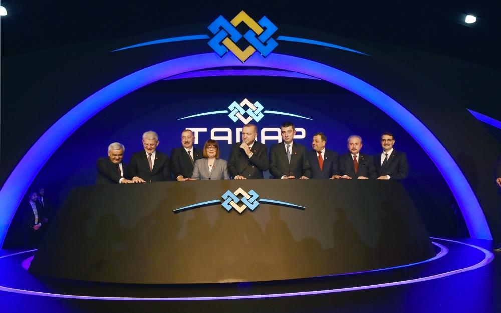 Azerbaijani president attends TANAP-Europe connection opening ceremony in Turkey’s Edirne (PHOTO)