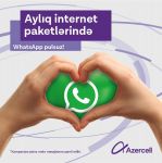 Unlimited WhatsApp texting with Azercell!