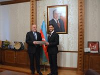 Azerbaijani FM receives newly appointed ambassador of Israel to Azerbaijan (PHOTO)