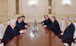 President Ilham Aliyev receives Russian foreign minister Lavrov (PHOTO)